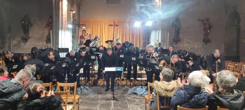 Concert du Brass Band des Volcans en l’Eglise du Marthuret